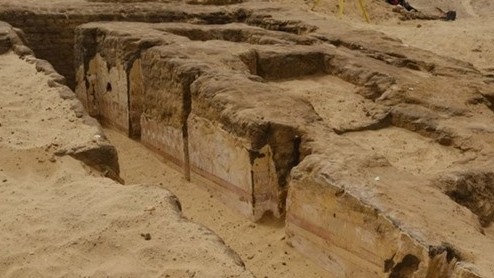 Phát hiện lăng mộ trang trí độc đáo thời kỳ Ai Cập cổ đại