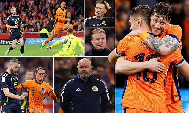 Bóng đá giao hữu: Hà Lan thắng đậm Scotland, đội hình dự bị Tây Ban Nha thua Colombia