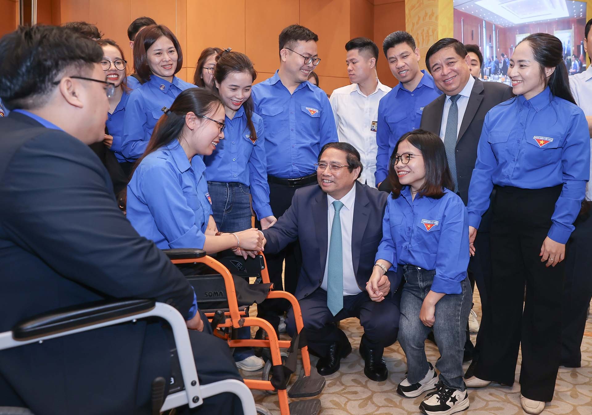 Thủ tướng Phạm Minh Chính chủ trì hội nghị gặp mặt và đối thoại với thanh niên Thủ tướng Phạm Minh Chính chủ trì hội nghị gặp mặt và đối thoại với thanh niên