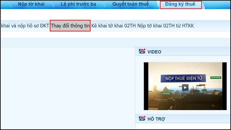Cách thay đổi thông tin đăng ký thuế từ CMND sang CCCD ngay tại nhà Cách thay đổi thông tin đăng ký thuế từ CMND sang CCCD ngay tại nhà