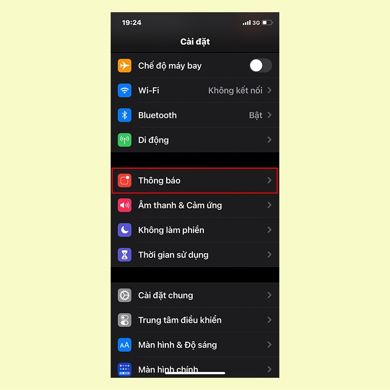 Hướng dẫn cách tắt màn hình iPhone bật sáng khi có thông báo Hướng dẫn cách tắt màn hình iPhone bật sáng khi có thông báo