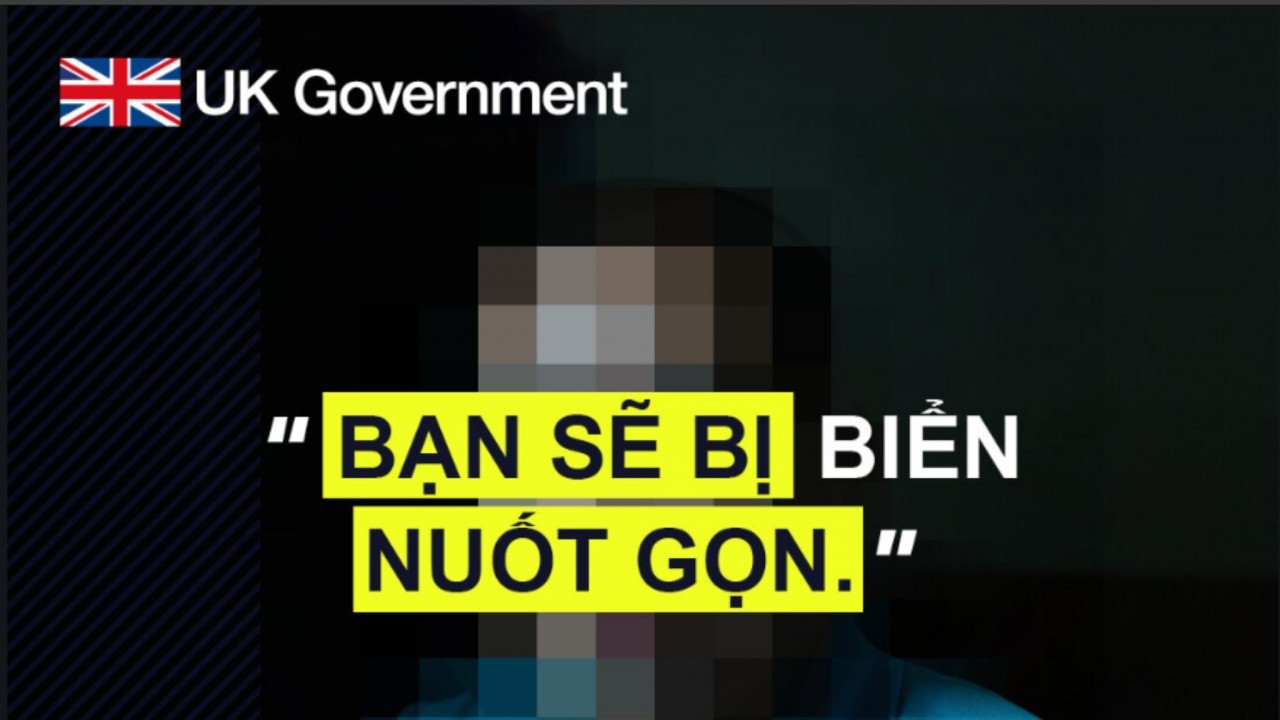 Bộ Nội vụ Anh đẩy mạnh truyền thông nhằm ngăn chặn nhập cư trái phép