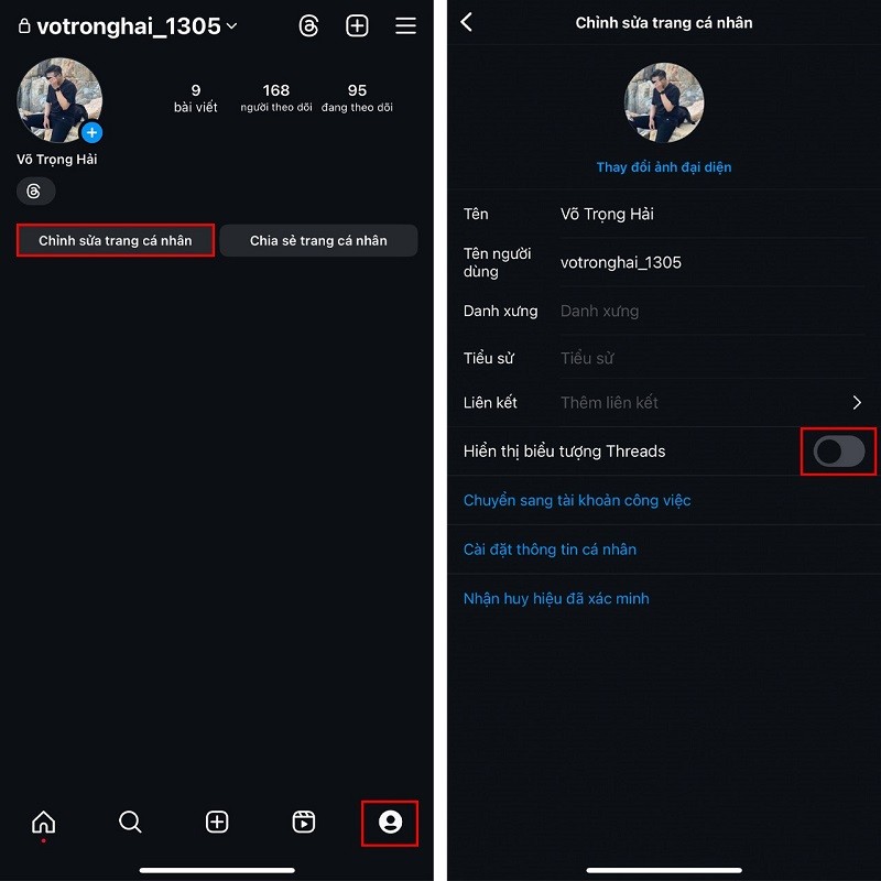 Cách ẩn lối tắt Threads trong Instagram đơn giản, nhanh chóng