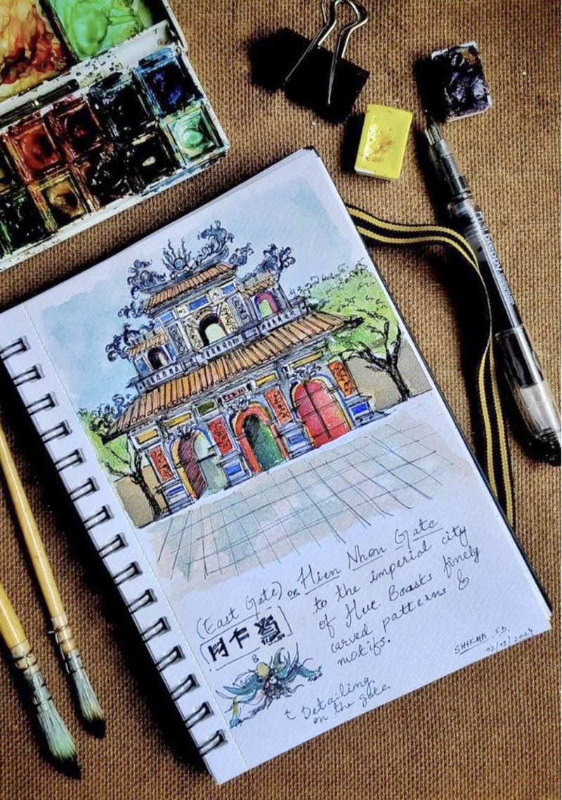 Một Việt Nam ấn tượng qua những bức ký hoạ của nhà văn nước ngoài Một Việt Nam ấn tượng qua những bức ký hoạ của nhà văn nước ngoài