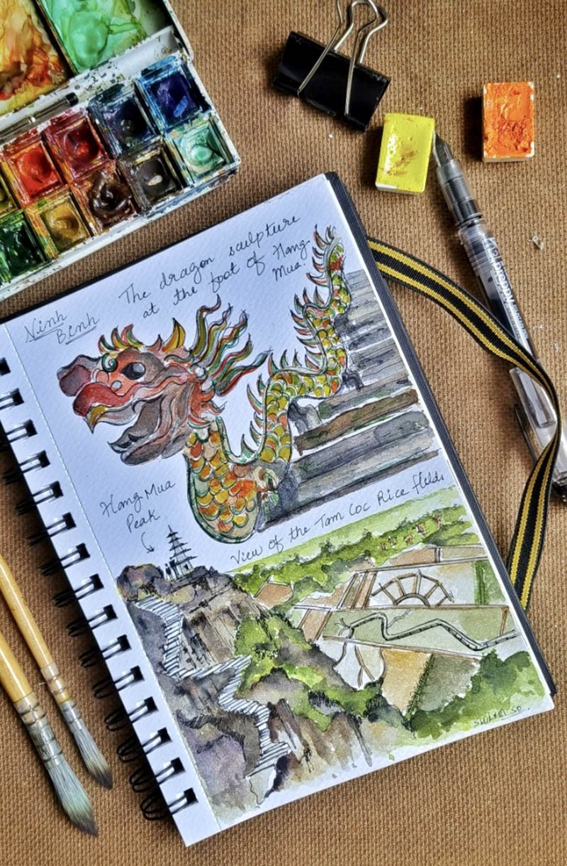 Một Việt Nam ấn tượng qua những bức ký hoạ của nhà văn nước ngoài Một Việt Nam ấn tượng qua những bức ký hoạ của nhà văn nước ngoài