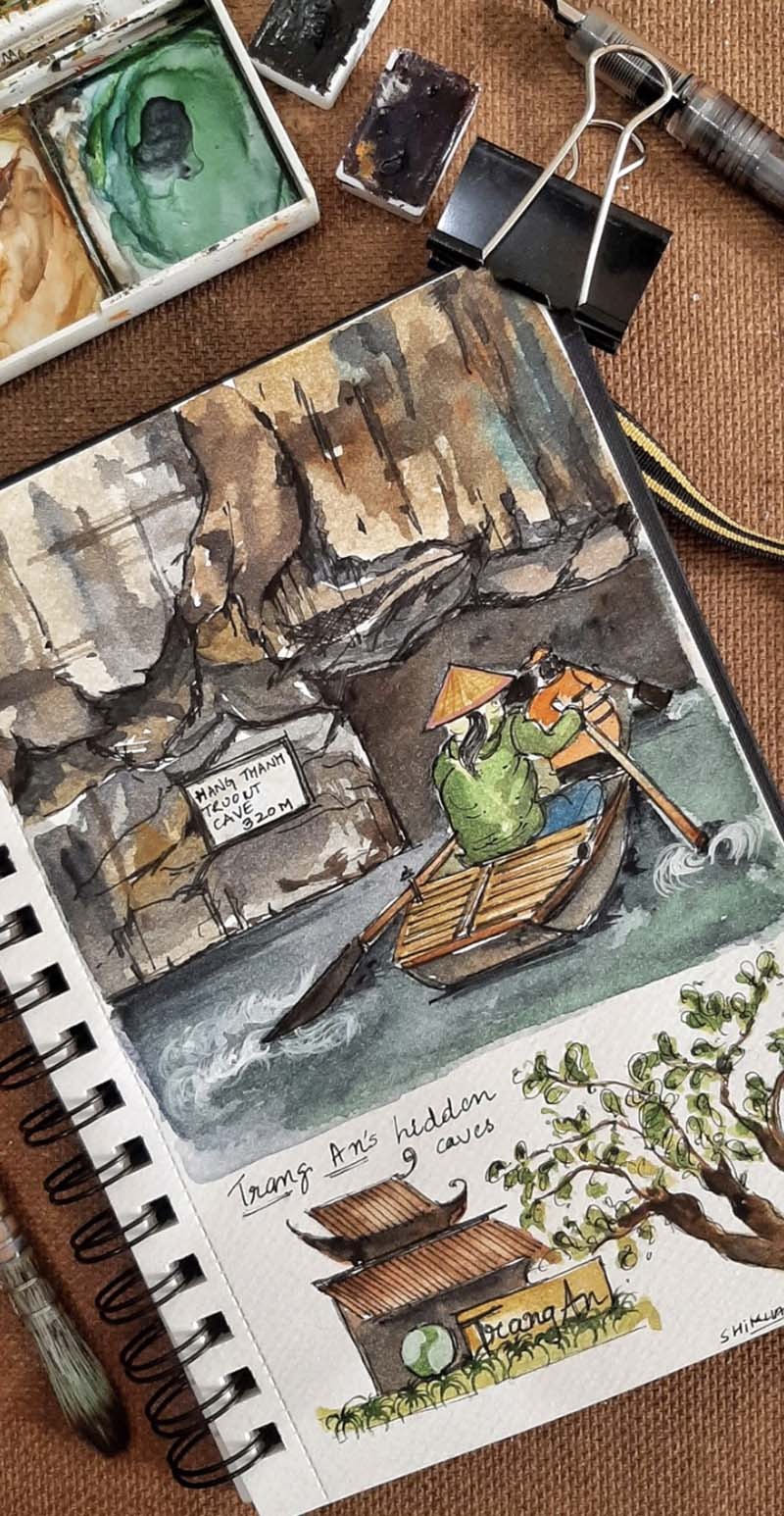 Một Việt Nam ấn tượng qua những bức ký hoạ của nhà văn nước ngoài Một Việt Nam ấn tượng qua những bức ký hoạ của nhà văn nước ngoài