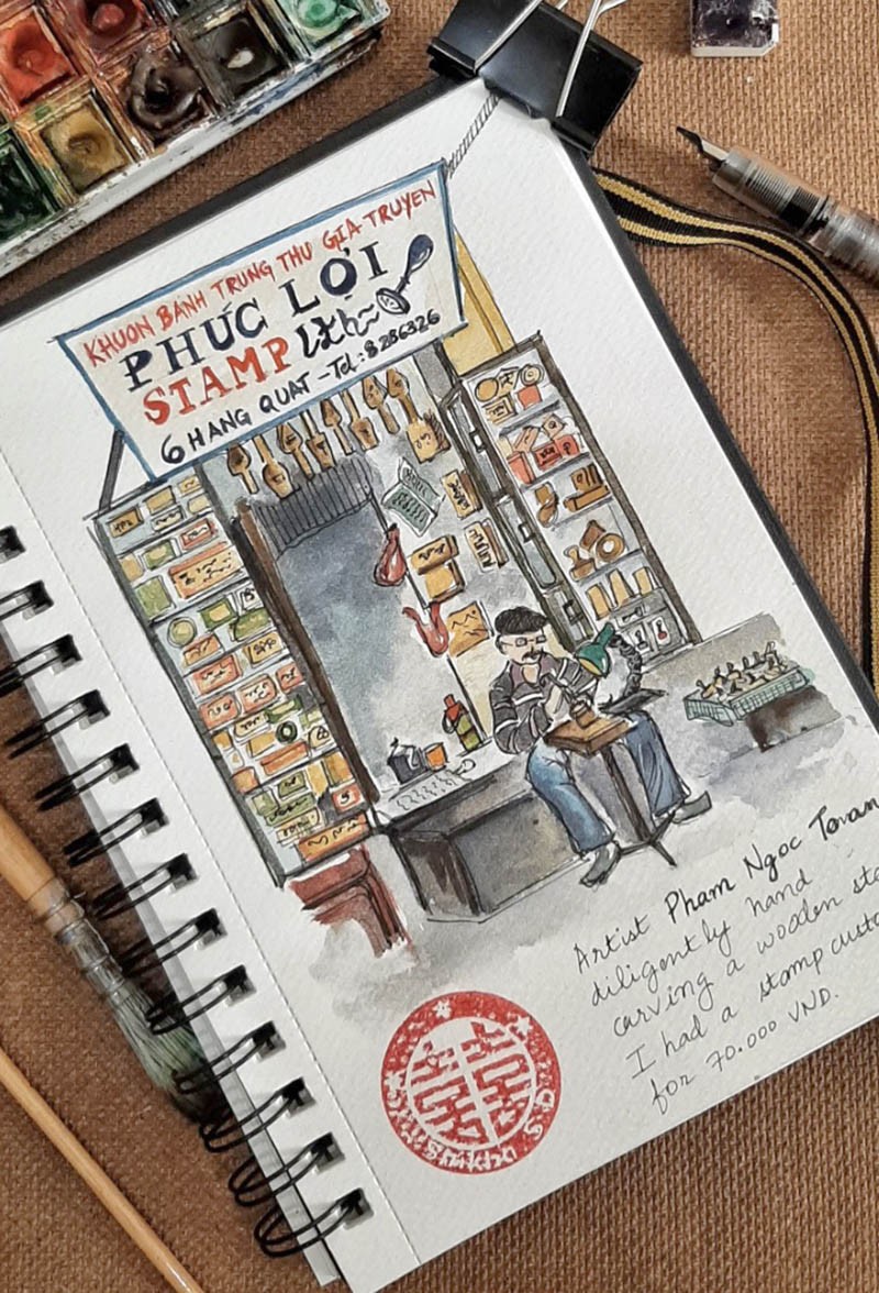 Một Việt Nam ấn tượng qua những bức ký hoạ của nhà văn nước ngoài Một Việt Nam ấn tượng qua những bức ký hoạ của nhà văn nước ngoài