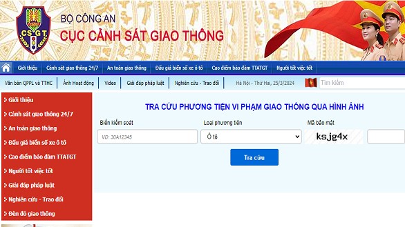 Hướng dẫn cách kiểm tra phạt nguội online ô tô, xe máy, xe đạp điện mới nhất 2024