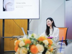 Bảo vệ đề án tốt nghiệp Thạc sĩ, Midu diện trang phục công sở thanh lịch