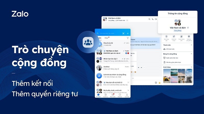 Hướng dẫn sử dụng tính năng trò chuyện cộng đồng trên Zalo Hướng dẫn sử dụng tính năng trò chuyện cộng đồng trên Zalo