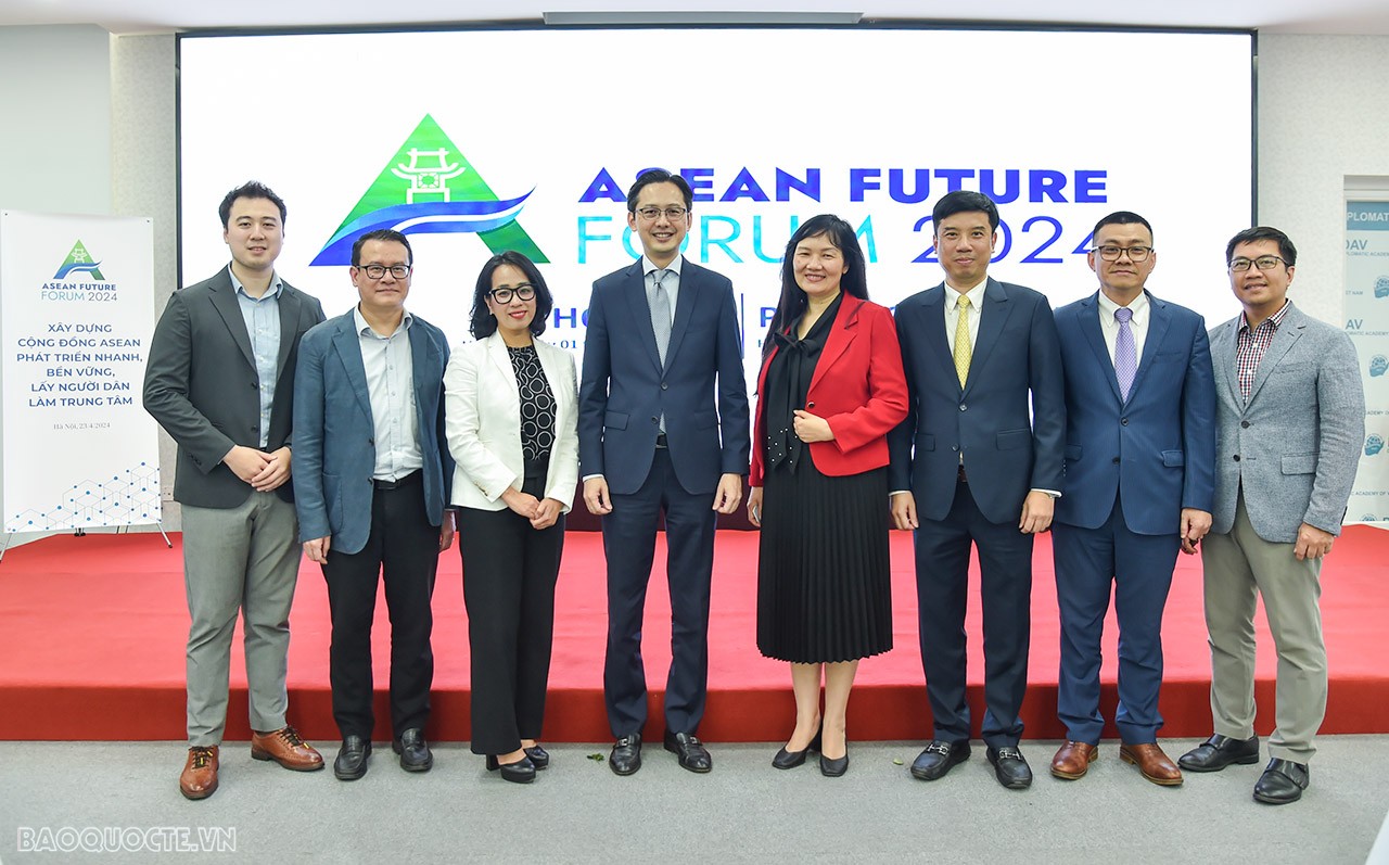 Toàn cảnh buổi họp báo quốc tế về Diễn đàn Tương lai ASEAN 2024