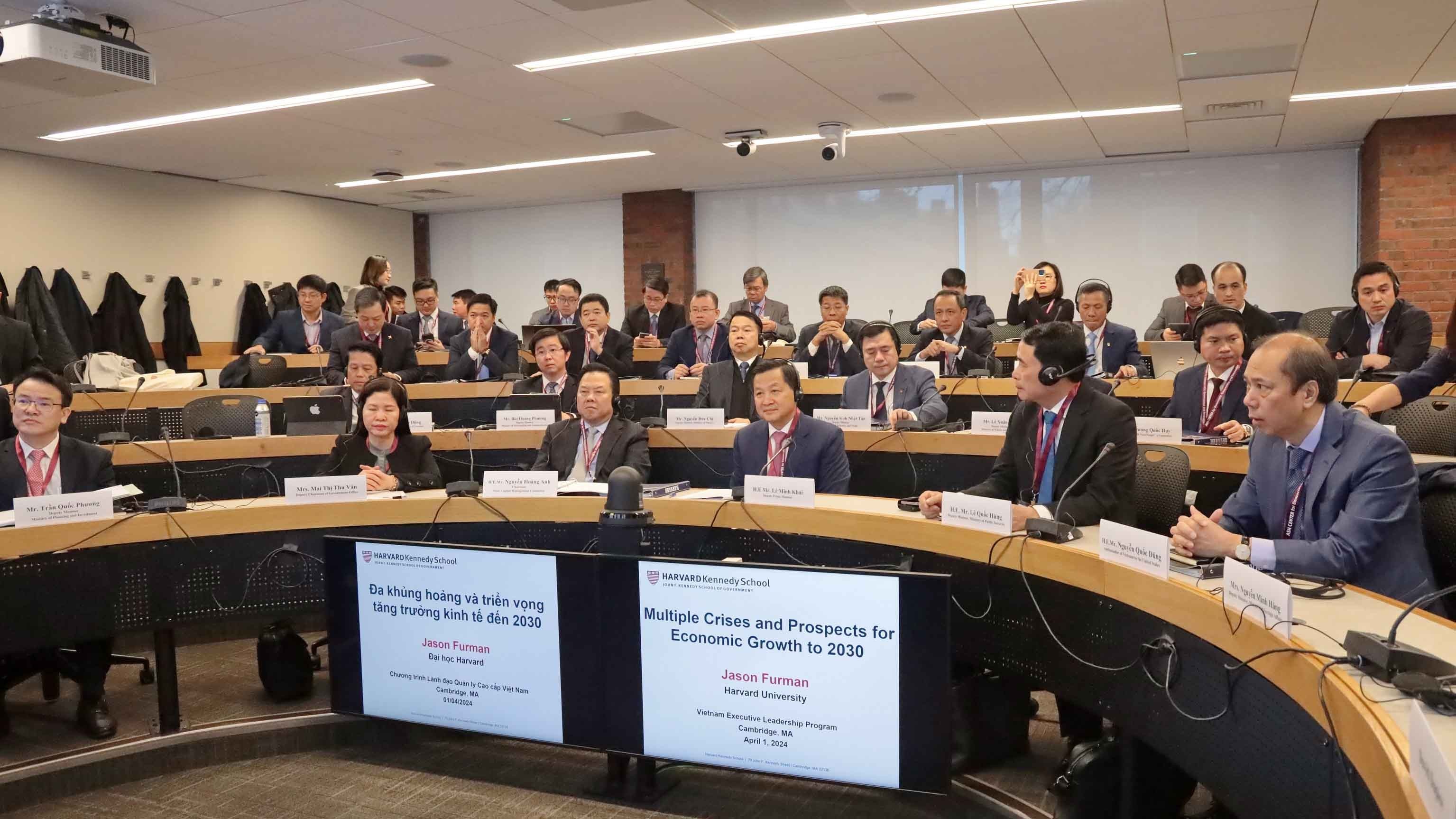 Phó Thủ tướng Lê Minh Khái khai mạc Chương trình Lãnh đạo cao cấp 2024 tại Hoa Kỳ