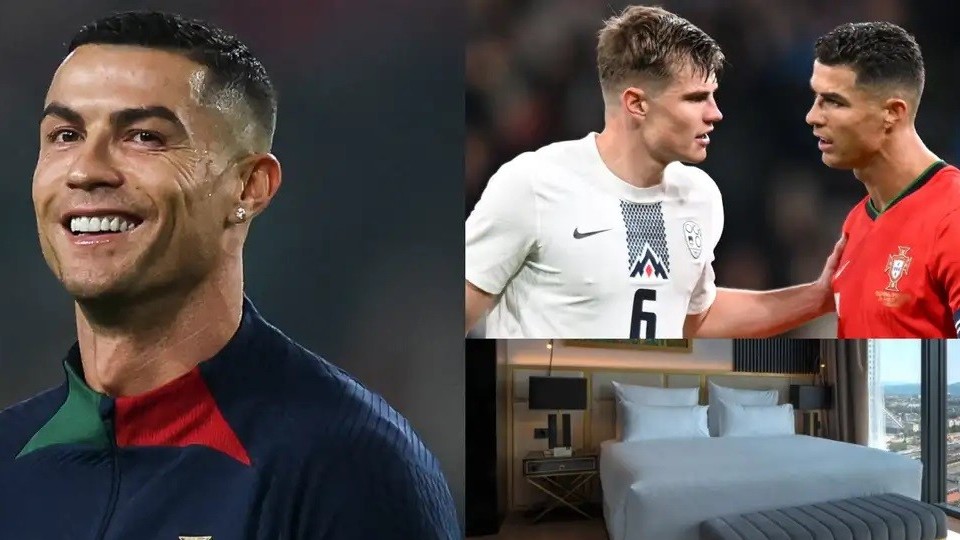 Slovenia: Bán đấu giá chiếc gường cầu thủ Ronaldo từng nghỉ tại khách sạn 5 sao