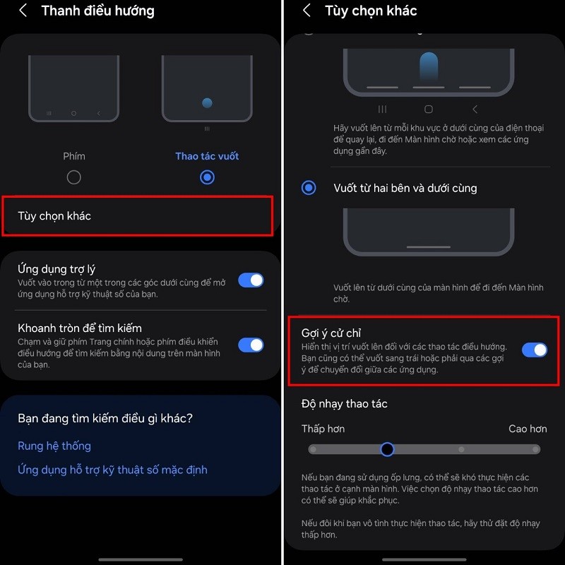 Cách ẩn thanh điều hướng mà vẫn sử dụng được thanh Circle to Search Cách ẩn thanh điều hướng mà vẫn sử dụng được thanh Circle to Search