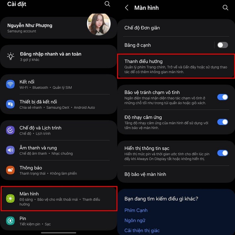Cách ẩn thanh điều hướng mà vẫn sử dụng được thanh Circle to Search Cách ẩn thanh điều hướng mà vẫn sử dụng được thanh Circle to Search