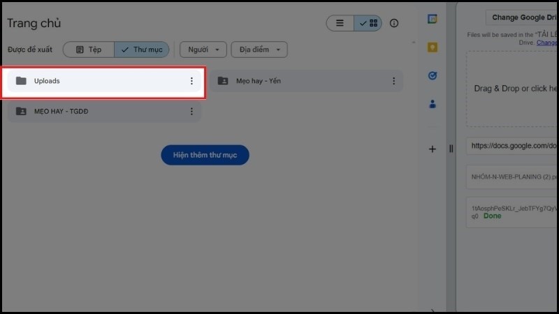 Cách tải tập tin vào Google Drive với extension nhanh chóng, dễ thực hiện Cách tải tập tin vào Google Drive với extension nhanh chóng, dễ thực hiện