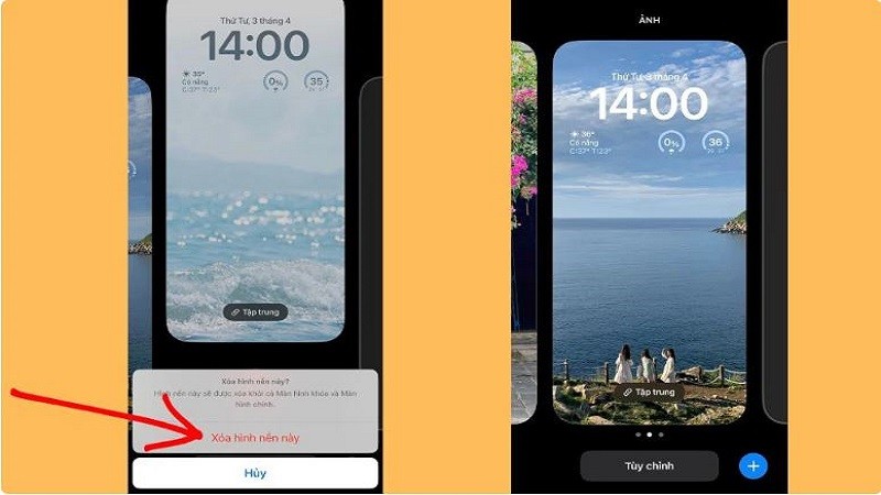 Xóa hình nền iPhone cực nhanh với vài thao tác đơn giản