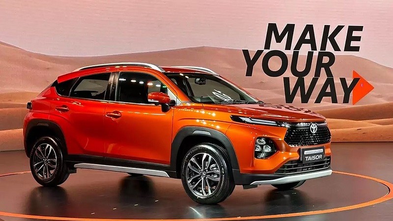 Cận cảnh Toyota Urban Cruiser Taisor vừa ra mắt tại Ấn Độ, giá từ 230 triệu đồng