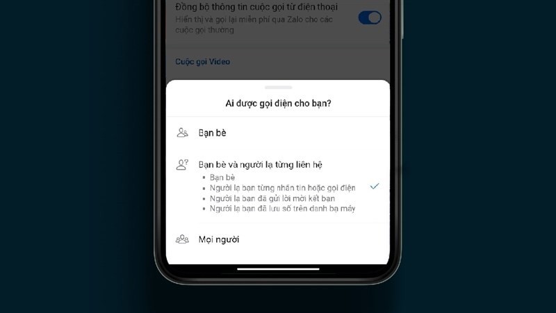 Cách chặn cuộc gọi từ người lạ trên Zalo để hạn chế bị làm phiền Cách chặn cuộc gọi từ người lạ trên Zalo để hạn chế bị làm phiền