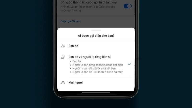 Cách chặn cuộc gọi từ người lạ trên Zalo để hạn chế bị làm phiền