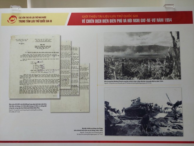 Giới thiệu gần 200 tài liệu lưu trữ gốc về chiến dịch Điện Biên Phủ, Hội nghị Geneva Giới thiệu gần 200 tài liệu lưu trữ gốc về Chiến dịch Điện Biên Phủ, Hội nghị Geneva