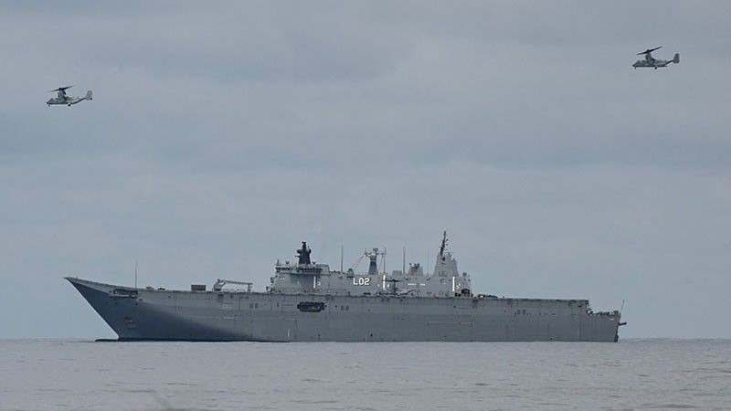 4 quốc gia tuyên bố tiến hành diễn tập hàng hải chung trong Vùng đặc quyền kinh tế của Philippines