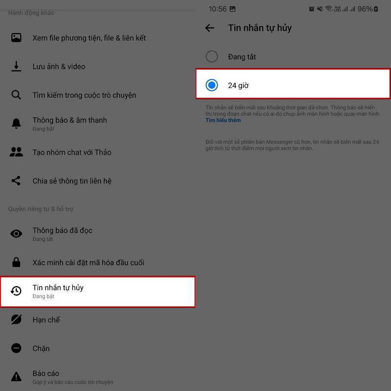 Cách để biết người khác chụp màn hình Messenger cực đơn giản Cách để biết người khác chụp màn hình Messenger cực đơn giản