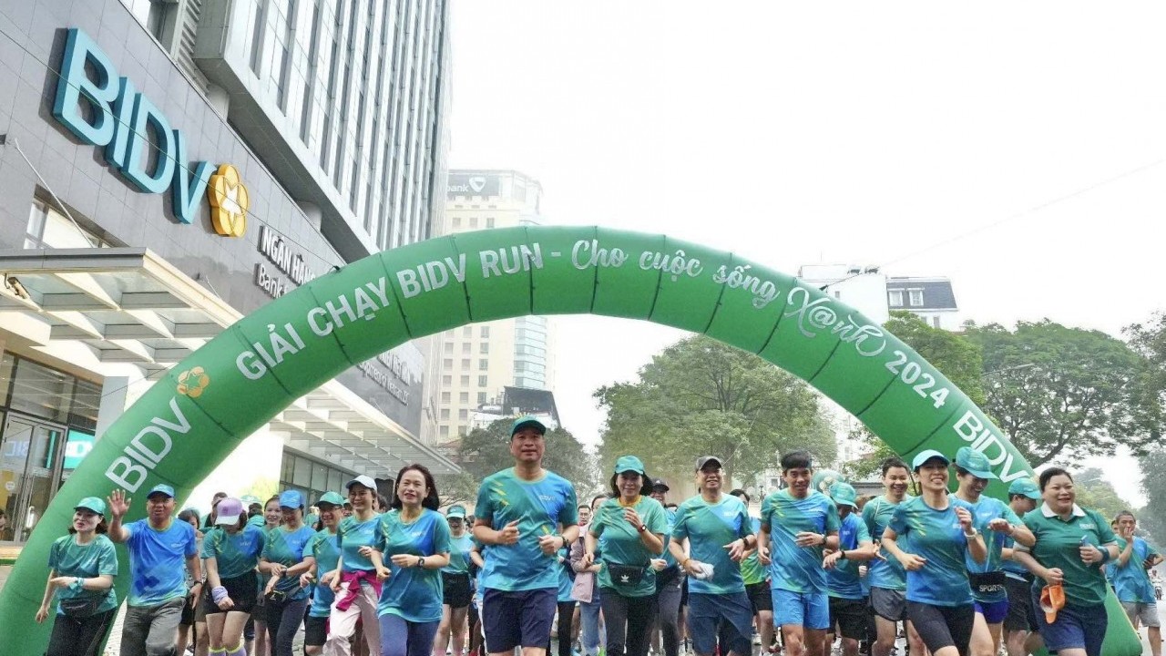 Giải chạy xanh của BIDV bước vào mùa mới