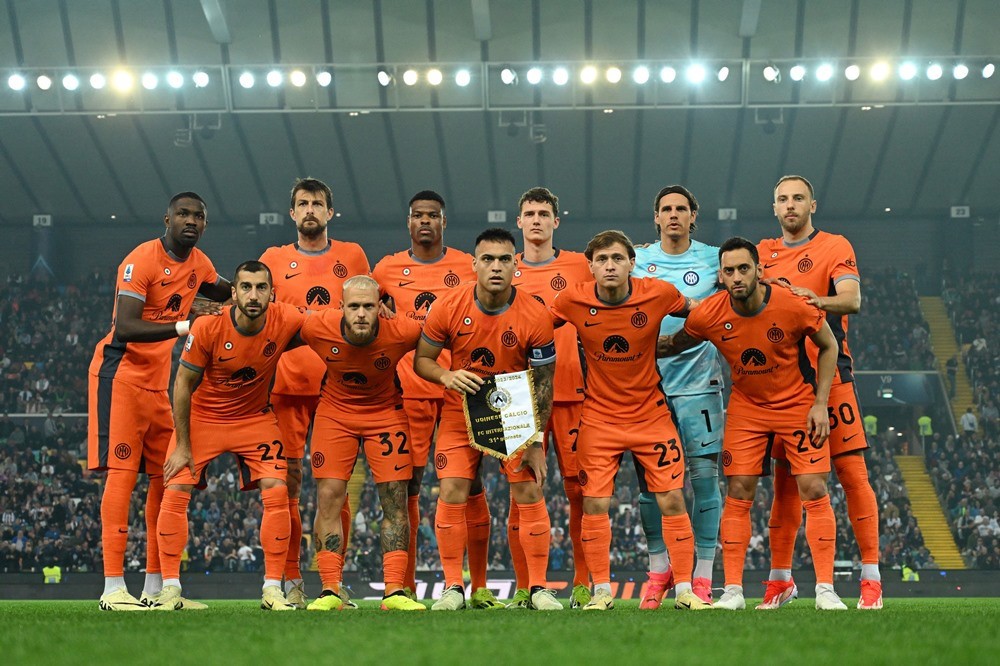 Đội hình xuất phát của Inter Milan.