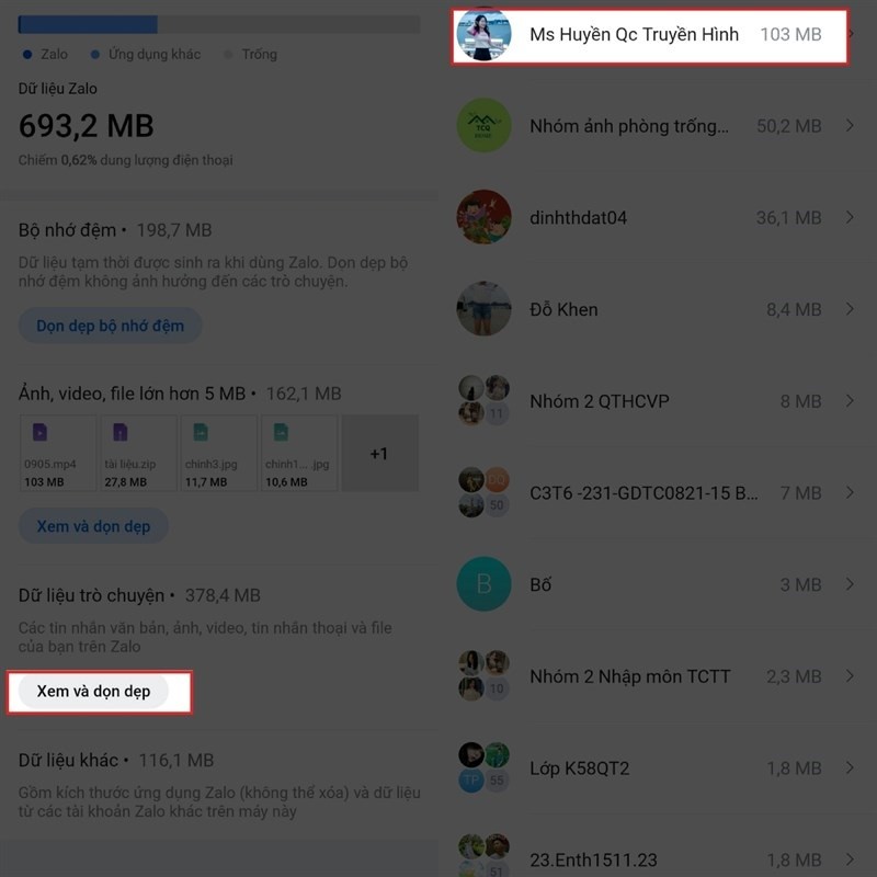 Cách xóa bộ nhớ đệm trên Zalo đơn giản, nhanh chóng Cách xóa bộ nhớ đệm trên Zalo đơn giản, nhanh chóng