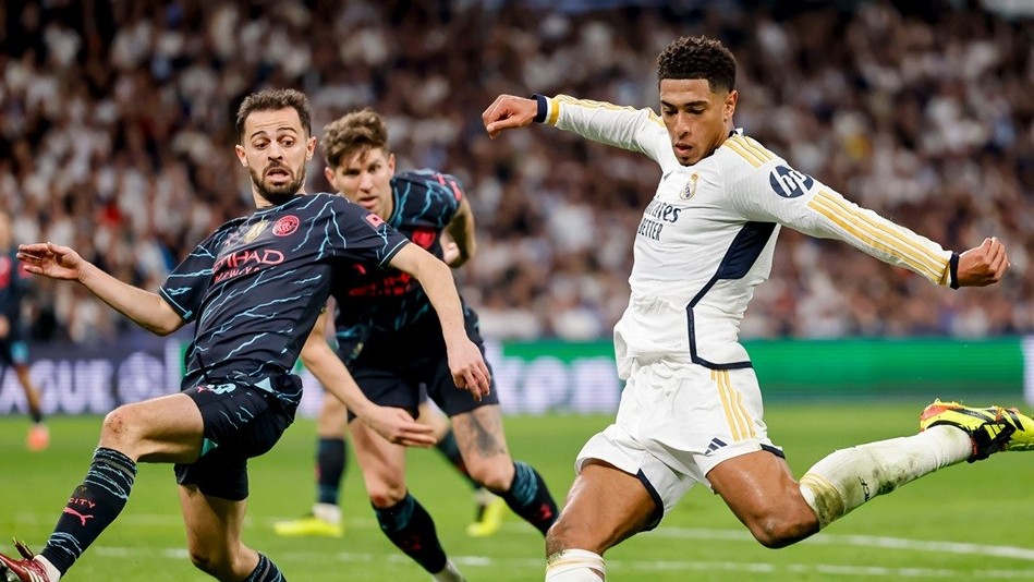Champions League: Lợi thế của Man City sau trận hòa Real Madrid trên sân Bernabeu