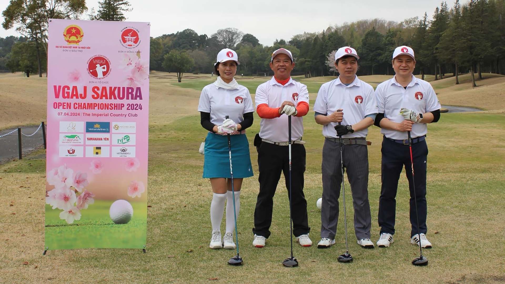 Giải golf gắn kết cộng đồng và mở rộng giao lưu hữu nghị của người Việt Nam tại Nhật Bản