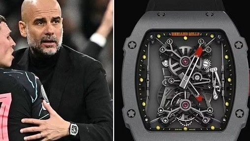 HLV Pep Guardiola và sở thích sưu tập những mẫu đồng hồ xa xỉ