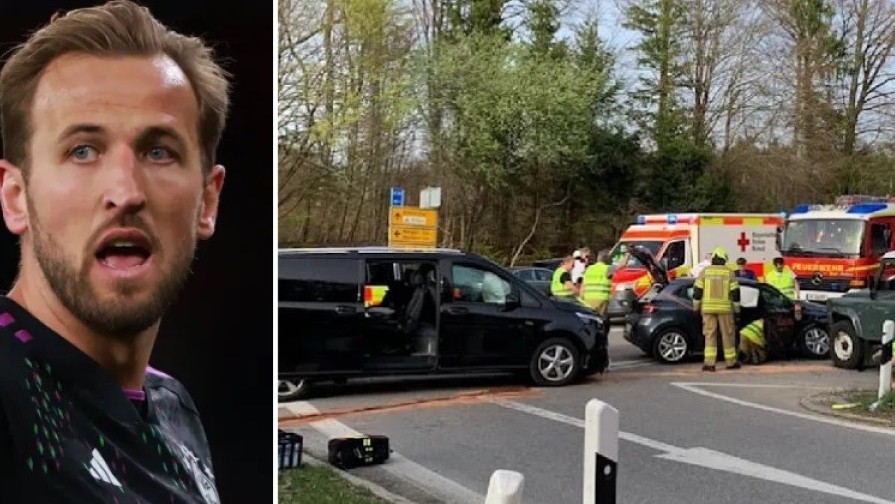 Ba con nhỏ nhà Harry Kane gặp tai nạn giao thông không nghiêm trọng