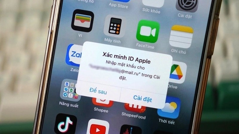 Sự thật về cảnh báo ‘Xác minh ID Apple’ để chiếm tài khoản