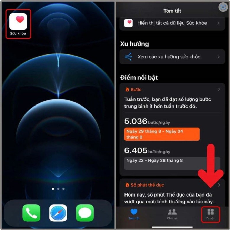 Cách thiết lập chế độ ngủ iPhone trong ứng dụng Sức khoẻ