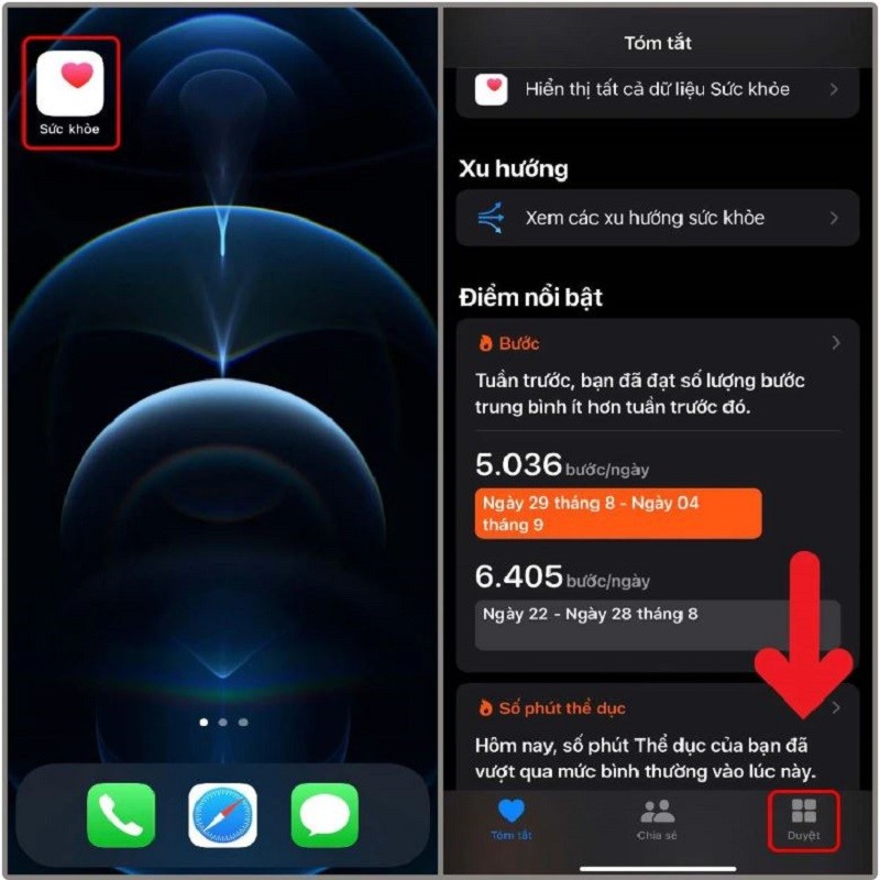 Cách thiết lập chế độ ngủ iPhone trong ứng dụng Sức khoẻ