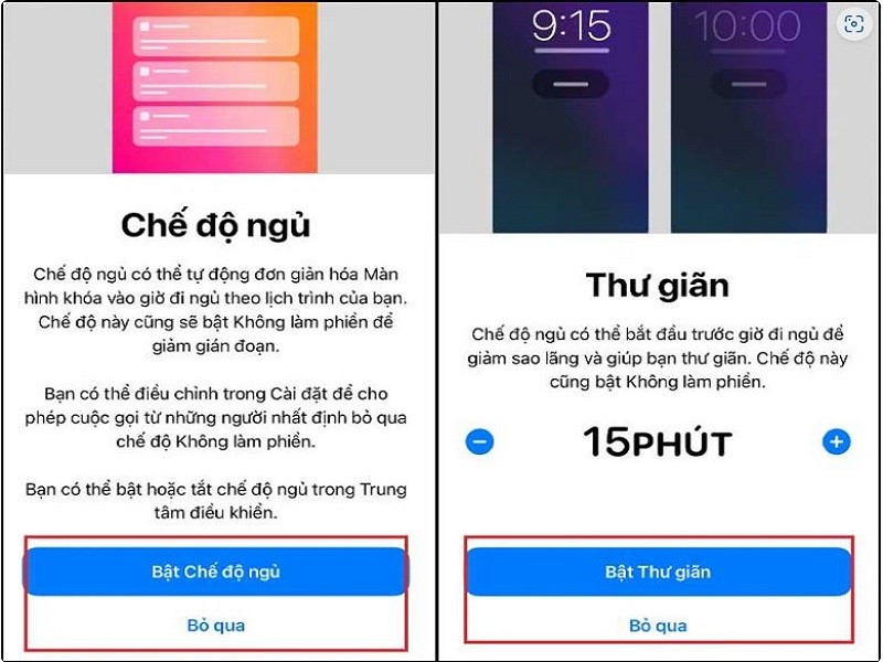 Cách thiết lập chế độ ngủ iPhone trong ứng dụng Sức khoẻ