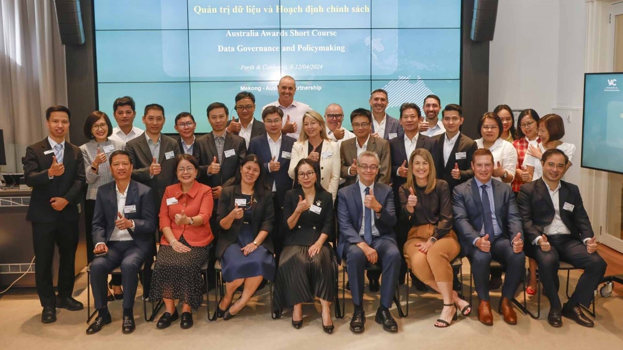 Australia hỗ trợ Việt Nam tổ chức khóa học về quản trị dữ liệu và hoạch định chính sách