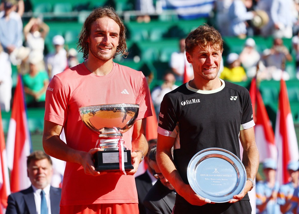 Stefanos Tsitsipas vô địch giải quần vợt Monte Carlo Masters 2024 Stefanos Tsitsipas vô địch giải quần vợt Monte Carlo Masters 2024