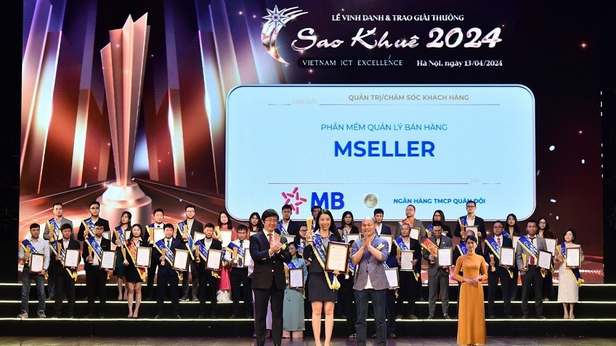 MB được vinh danh tại giải thưởng Sao Khuê 2024