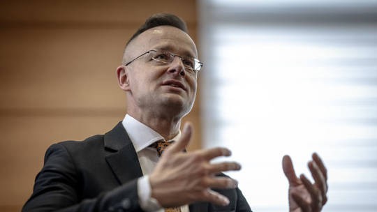 Ngoại trưởng Hungary Peter Szijjarto. © Getty Images / Anadolu Ngoại trưởng Hungary Peter Szijjarto. © Getty Images / Anadolu