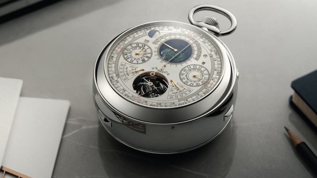 Thụy Sỹ: Tiết lộ về kiệt tác đồng hồ bỏ túi phức tạp nhất thế giới, có lịch vạn niên Trung Quốc