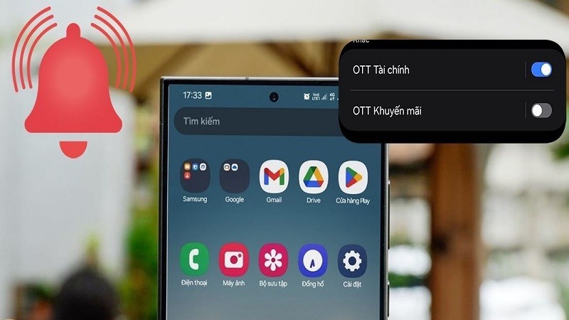 Hướng dẫn cách bật quản lý thông báo theo danh mục trên Samsung