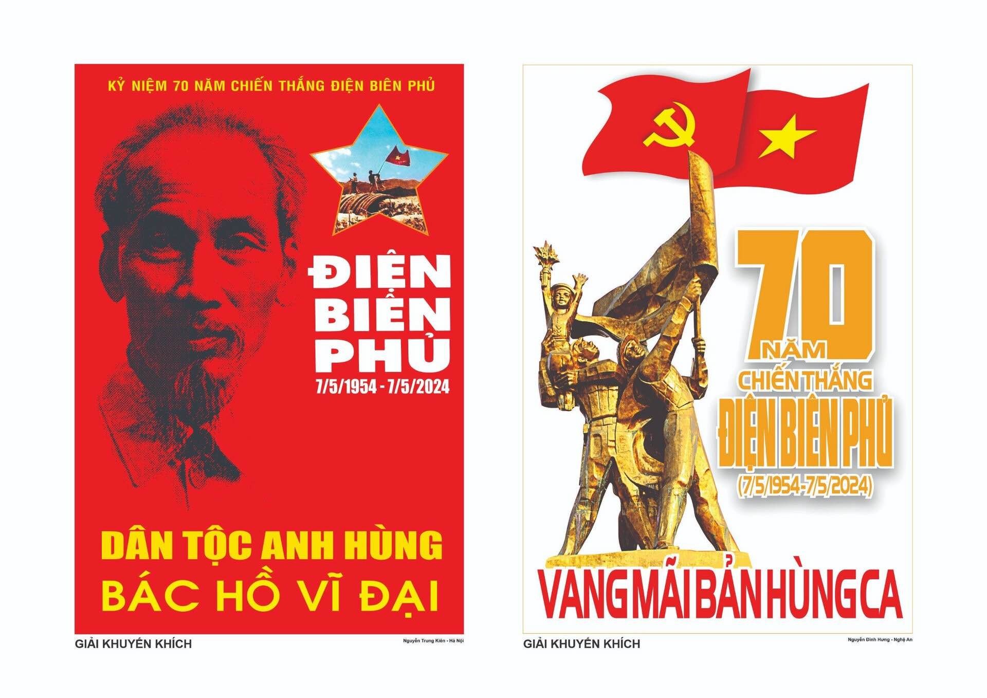 Ngắm bức tranh cổ động về chiến dịch Điện Biên Phủ