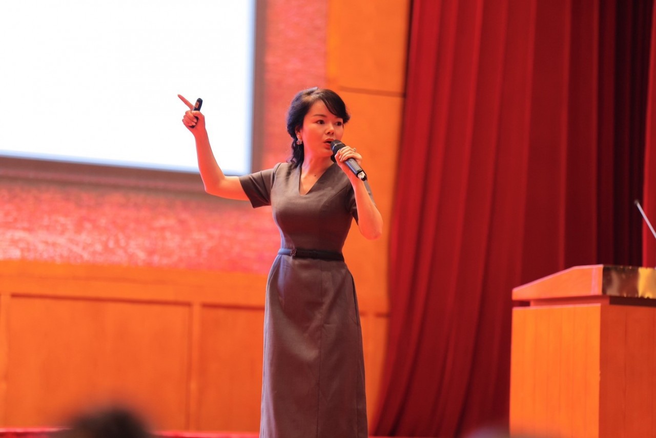 Báo cáo viên trình bày các nội dung tập huấn. (Ảnh: Trần Đức Quyết) Báo cáo viên trình bày các nội dung tập huấn. (Ảnh: Trần Đức Quyết)