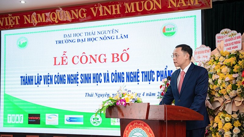 Lễ công bố thành lập Viện Công nghệ Sinh học và Công nghệ Thực phẩm, trường Đại học Nông Lâm, Đại học Thái Nguyên