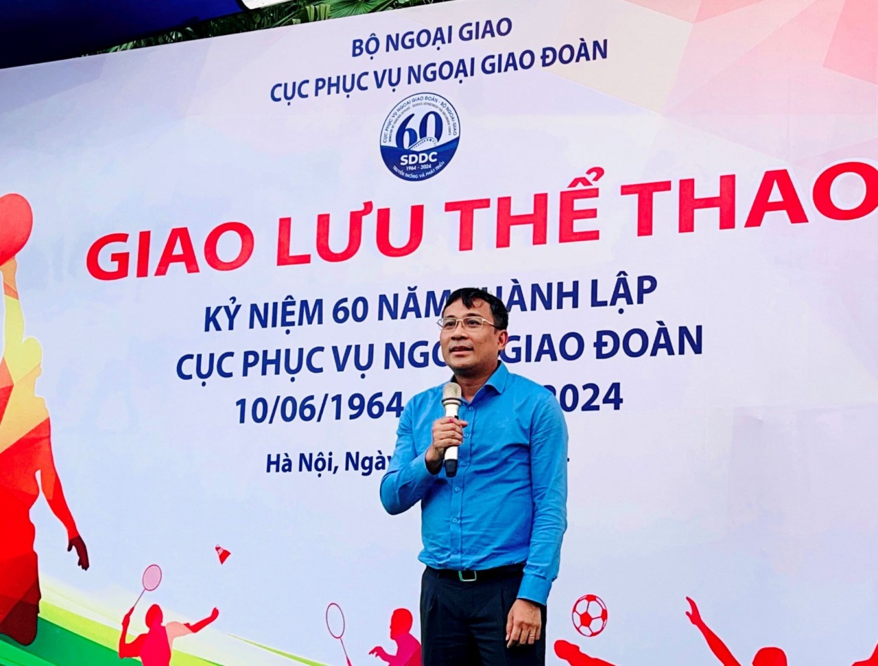 Giao lưu thể thao kỷ niệm 60 năm thành lập Cục Phục vụ ngoại giao đoàn