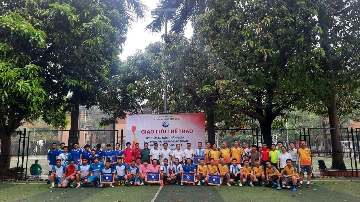 Giao lưu thể thao kỷ niệm 60 năm thành lập Cục Phục vụ ngoại giao đoàn