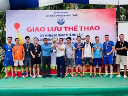 Giao lưu thể thao kỷ niệm 60 năm thành lập Cục Phục vụ Ngoại giao đoàn